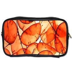 Orange Toiletries Bag (one Side) by nate14shop