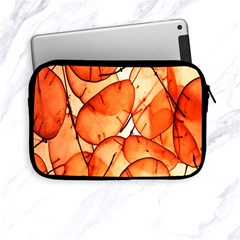 Orange Apple Ipad Mini Zipper Cases by nate14shop