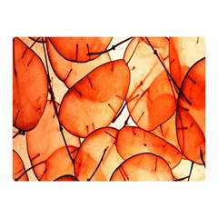 Orange Double Sided Flano Blanket (mini)  by nate14shop