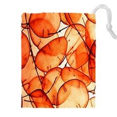 Orange Drawstring Pouch (4xl) by nate14shop