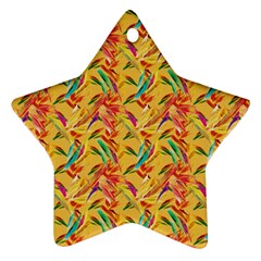 Pattern Star Ornament (two Sides) by nate14shop