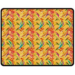 Pattern Double Sided Fleece Blanket (medium)  by nate14shop