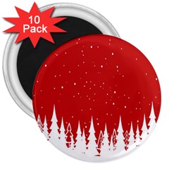 Merry Cristmas,royalty 3  Magnets (10 Pack)  by nate14shop