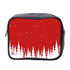 Merry Cristmas,royalty Mini Toiletries Bag (two Sides) by nate14shop