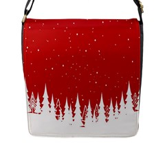 Merry Cristmas,royalty Flap Closure Messenger Bag (l) by nate14shop