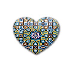 Kashi Rubber Heart Coaster (4 Pack)