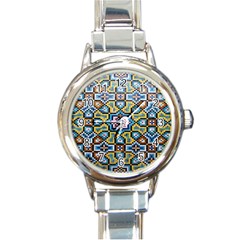 Kashi Round Italian Charm Watch by nate14shop