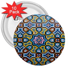 Kashi 3  Buttons (10 Pack)  by nate14shop