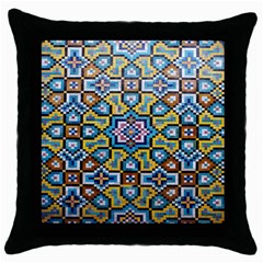 Kashi Throw Pillow Case (black)