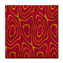 Pattern Pink Tile Coaster by nate14shop