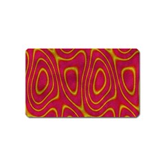 Pattern Pink Magnet (name Card) by nate14shop