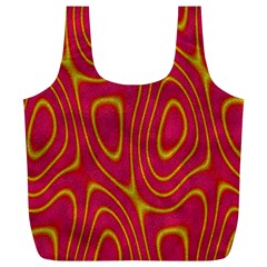 Pattern Pink Full Print Recycle Bag (xl) by nate14shop