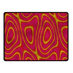 Pattern Pink Fleece Blanket (small) by nate14shop