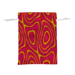 Pattern Pink Lightweight Drawstring Pouch (m) by nate14shop