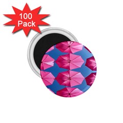 Pink Umbrella 1 75  Magnets (100 Pack)  by nate14shop