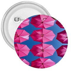 Pink Umbrella 3  Buttons by nate14shop