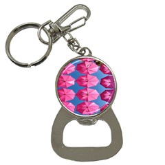 Pink Umbrella Bottle Opener Key Chain