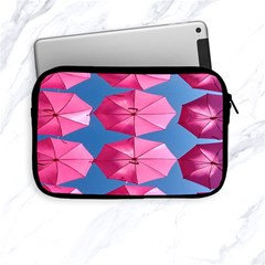 Pink Umbrella Apple Ipad Mini Zipper Cases by nate14shop