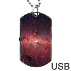 Milky-way-galaksi Dog Tag Usb Flash (one Side) by nate14shop