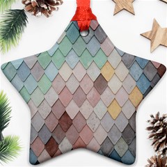 Tiles-shapes Star Ornament (two Sides) by nate14shop