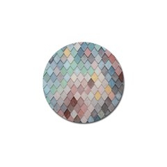 Tiles-shapes Golf Ball Marker (4 Pack)