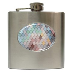 Tiles-shapes Hip Flask (6 Oz)