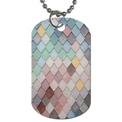 Tiles-shapes Dog Tag (one Side) by nate14shop