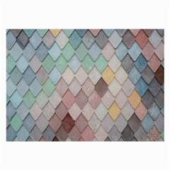 Tiles-shapes Large Glasses Cloth by nate14shop