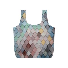 Tiles-shapes Full Print Recycle Bag (s) by nate14shop