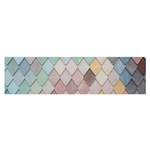 Tiles-shapes Oblong Satin Scarf (16  x 60 ) Front