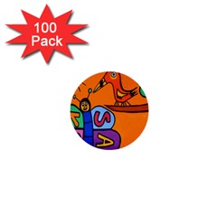 Graffiti 1 1  Mini Buttons (100 Pack)  by nate14shop