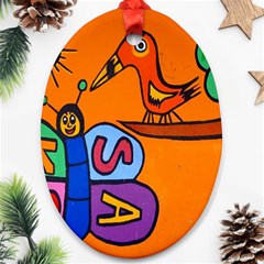 Graffiti 1 Ornament (oval)