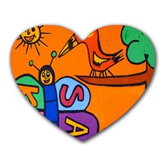 Graffiti 1 Heart Mousepads by nate14shop