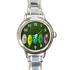 Dandelions Round Italian Charm Watch by nate14shop