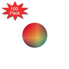 Colorful Rainbow 1  Mini Buttons (100 Pack)  by artworkshop