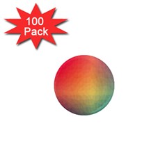 Colorful Rainbow 1  Mini Magnets (100 Pack)  by artworkshop