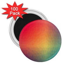 Colorful Rainbow 2 25  Magnets (100 Pack)  by artworkshop