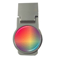 Colorful Rainbow Money Clips (round)  by artworkshop