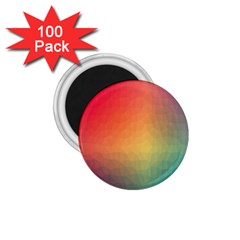 Colorful Rainbow 1 75  Magnets (100 Pack)  by artworkshop