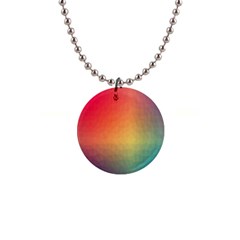 Colorful Rainbow 1  Button Necklace by artworkshop