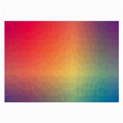 Colorful Rainbow Large Glasses Cloth by artworkshop