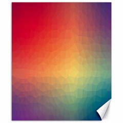 Colorful Rainbow Canvas 8  X 10  by artworkshop