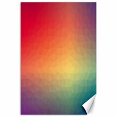 Colorful Rainbow Canvas 24  X 36  by artworkshop