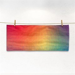 Colorful Rainbow Hand Towel by artworkshop