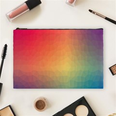 Colorful Rainbow Cosmetic Bag (large) by artworkshop