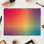 Colorful Rainbow Cosmetic Bag (XL) Front