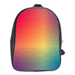 Colorful Rainbow School Bag (large) by artworkshop