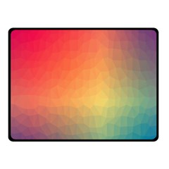 Colorful Rainbow Fleece Blanket (small) by artworkshop