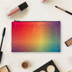 Colorful Rainbow Cosmetic Bag (medium) by artworkshop