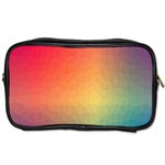 Colorful Rainbow Toiletries Bag (One Side) Front